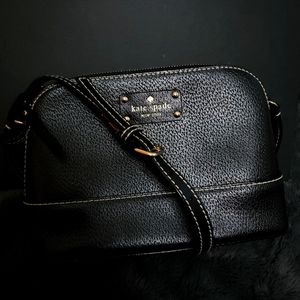 NWOT Kate Spade Cross Body Hard Shell Black Bag